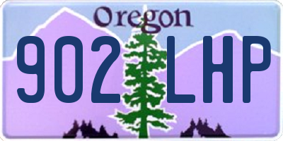 OR license plate 902LHP