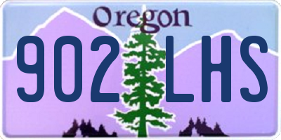 OR license plate 902LHS