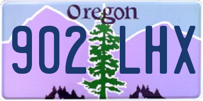 OR license plate 902LHX