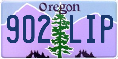 OR license plate 902LIP