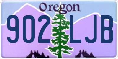 OR license plate 902LJB