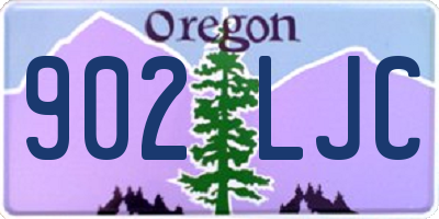 OR license plate 902LJC
