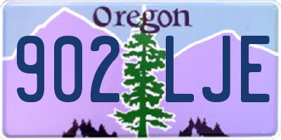 OR license plate 902LJE
