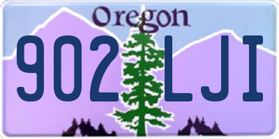 OR license plate 902LJI