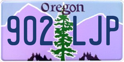 OR license plate 902LJP