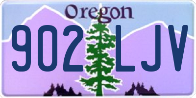 OR license plate 902LJV
