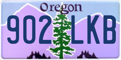 OR license plate 902LKB