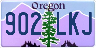 OR license plate 902LKJ