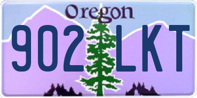 OR license plate 902LKT