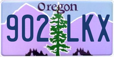OR license plate 902LKX