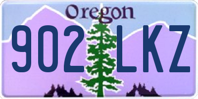 OR license plate 902LKZ