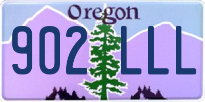 OR license plate 902LLL
