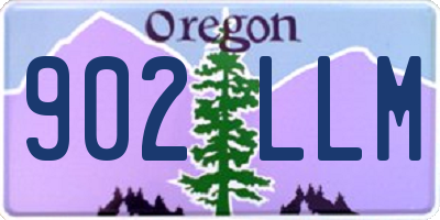 OR license plate 902LLM