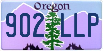 OR license plate 902LLP