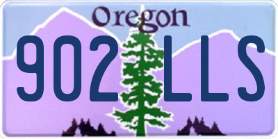 OR license plate 902LLS