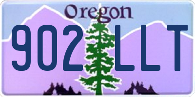 OR license plate 902LLT
