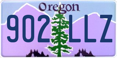 OR license plate 902LLZ