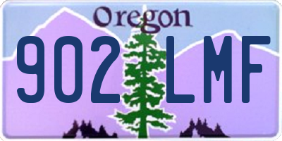 OR license plate 902LMF
