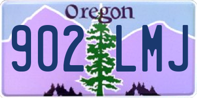 OR license plate 902LMJ