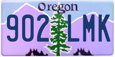 OR license plate 902LMK