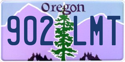OR license plate 902LMT