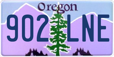 OR license plate 902LNE