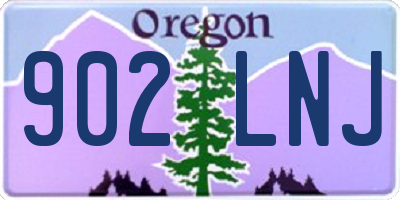 OR license plate 902LNJ
