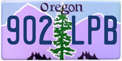 OR license plate 902LPB