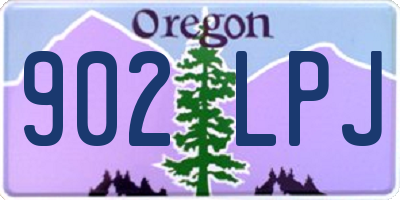 OR license plate 902LPJ