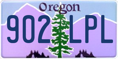 OR license plate 902LPL