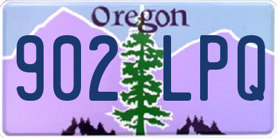 OR license plate 902LPQ