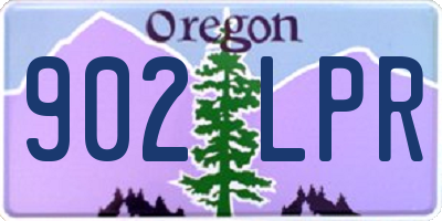 OR license plate 902LPR