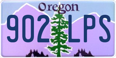 OR license plate 902LPS