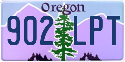 OR license plate 902LPT