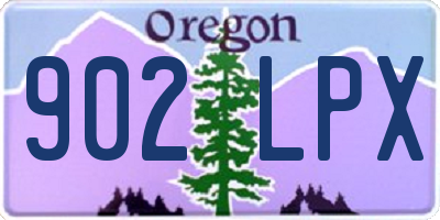 OR license plate 902LPX
