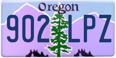 OR license plate 902LPZ