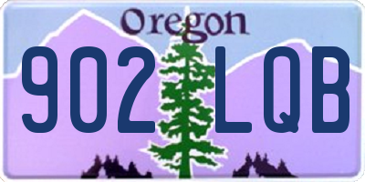 OR license plate 902LQB