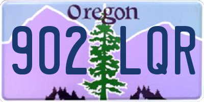OR license plate 902LQR