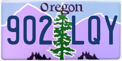 OR license plate 902LQY