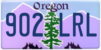 OR license plate 902LRL