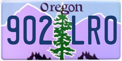 OR license plate 902LRO