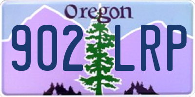 OR license plate 902LRP