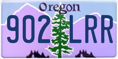 OR license plate 902LRR