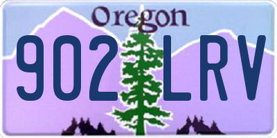 OR license plate 902LRV