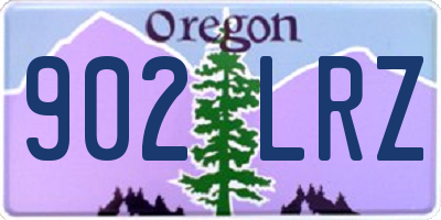 OR license plate 902LRZ