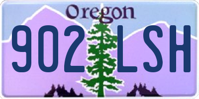 OR license plate 902LSH
