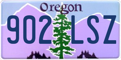 OR license plate 902LSZ