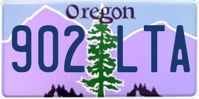 OR license plate 902LTA
