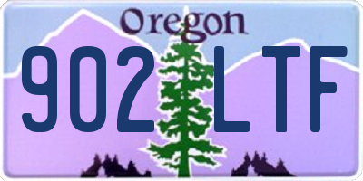 OR license plate 902LTF