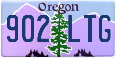 OR license plate 902LTG